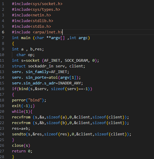 serveur udp